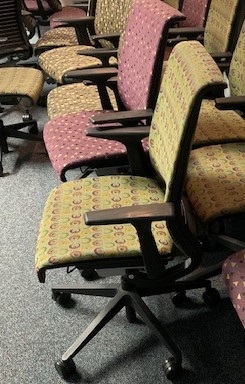 Green Pattern Desk Chair